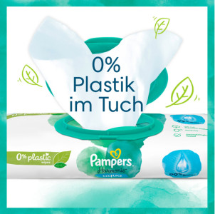 Pampers Harmonie Feuchttücher aqua, Travelpack