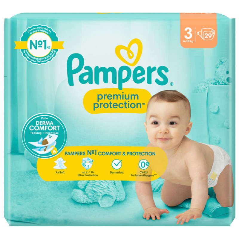 Pampers - Pampers Couches Premium Protection, taille 6 Extra Large