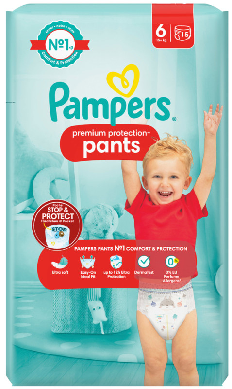 PAMPERS Premium Protection Pants Taille 5 - 66 Couches-culottes
