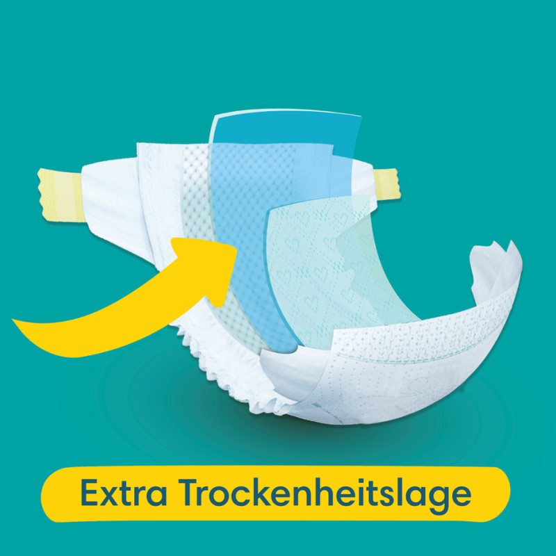 PAMPERS : Baby-Dry - Couches taille 4 (9-14 kg) - chronodrive