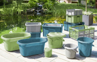 keeeper Seau à déchets bio elsa, 13 litres, eco-grey keeeper Seau à déchets bio elsa, 13 litres, eco-grey