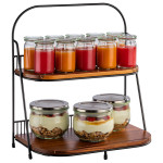 APS Etagère, 2 étages, hauteur: 400 mm, noir APS Etagère, 2 étages, hauteur: 400 mm, noir