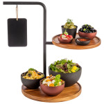 APS Etagère IRON, 2 étages, hauteur: 440 mm, noir APS Etagère IRON, 2 étages, hauteur: 440 mm, noir