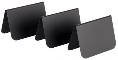 APS Présentoir de table, 75 x 35 x 50 mm, set de 10, noir