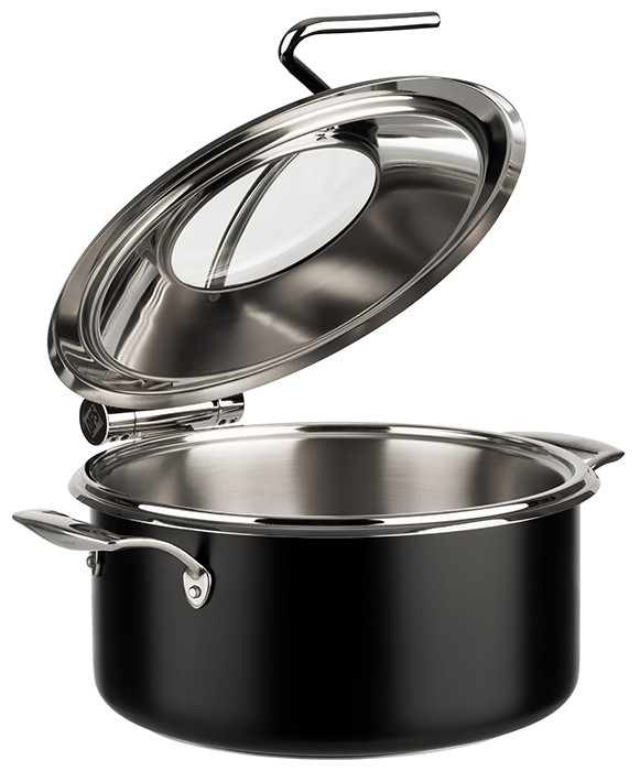 APS Set chafing dish, 4 pièces, acier inoxydable