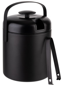 APS Seau à glaçons, en acier inoxydable, 1,3 litre