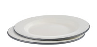 APS Assiette émaillée, diamètre: 260 mm, set de 2 APS Assiette émaillée, diamètre: 260 mm, set de 2