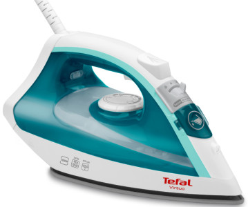 Tefal Fer à vapeur Virtuo FV1710, blanc/turquoise