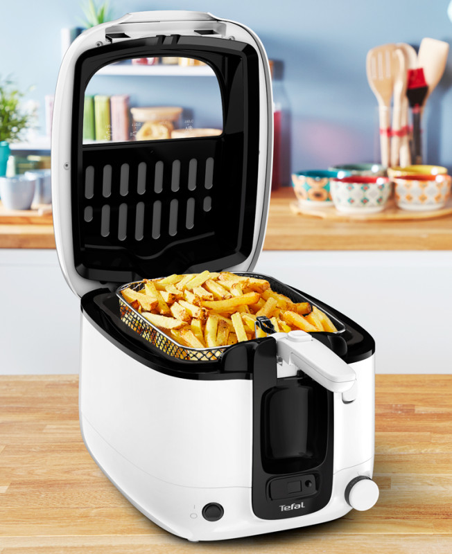 Tefal Friteuse Super Uno FR31400, avec minuteur, blanc