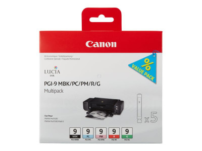 Canon : PGI-9 MBK/PC/PM/R/G MULTI pack INK
