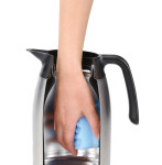 THERMOS Pichet isotherme THV, 2,0 litre, inox / noir THERMOS Pichet isotherme THV, 2,0 litre, inox / noir