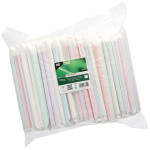 PAPSTAR Paille en papier, 200 mm, couleurs assorties PAPSTAR Paille en papier, 200 mm, couleurs assorties