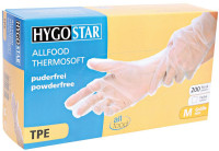 HYGOSTAR Gant TPE ALLFOOD THERMOSOFT, XL, transparent