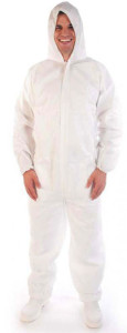 HYGOSTAR Combinaison type 5B+6B, XXL, microporous, blanc