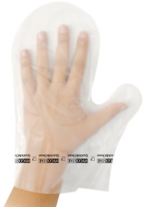 HYGOSTAR Gant hygiénique moufle, en coex, transparent