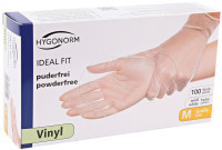 HYGONORM Gant vinyle IDEAL FIT, L, transparent