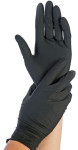HYGONORM Gant nitrile SAFE FIT, M, sans poudre, noir