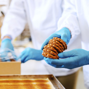 HYGONORM Gant nitrile ALLFOOD SAFE, M, sans poudre, bleu