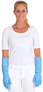 HYGOSTAR Gant nitrile EXTRA SAFE SUPERLONG, L, bleu