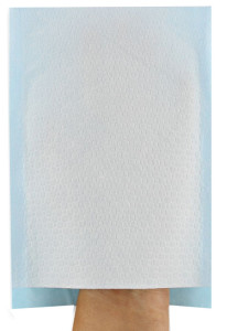 HYGOSTAR Gant de toilette FRESH,  Airlaid, bleu clair