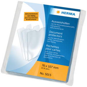 HERMA étui de poche, PP, 1 poche, 0,14 mm, transparent