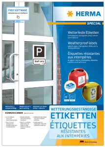HERMA Étiquette en papier spécial résistant aux intempéries