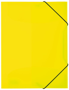 HERMA Chemise à élastiques, en PP, A3, jaune fluo