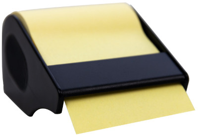 RNK Verlag Rouleau de notes adhésives rechargeable, jaune