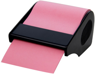 RNK Verlag Rouleau de notes adhésives rechargeable, rose