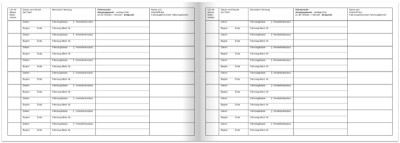 RNK Verlag Nachweisheft für rote Kennzeichen, DIN A5 quer