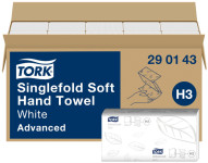 TORK Essuie-mains Singlefold, 226 x 230 mm, plié en V, blanc TORK Essuie-mains Singlefold, 226 x 230 mm, plié en V, blanc