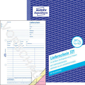 AVERY Zweckform Formularbuch 