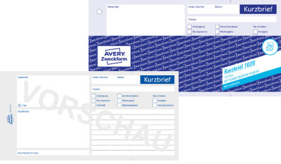 AVERY Zweckform Formularbuch 