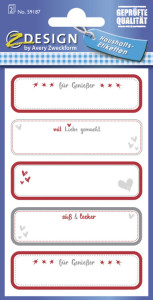 AVERY Zweckform Z-Design Etiquettes pour ménage 