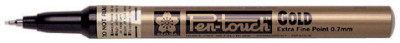 SAKURA Marqueur permanent Pen-touch Extra Fin, orange fluo