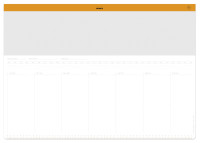 RHODIA Sous-main semainier non daté RHODIATIME, A2