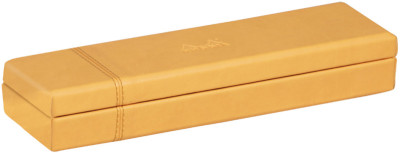 RHODIA Plumier, en simili cuir, bronze