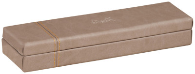 RHODIA Plumier, en simili cuir, bronze