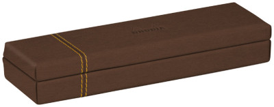 RHODIA Plumier, en simili cuir, bronze