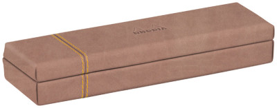 RHODIA Plumier, en simili cuir, bronze