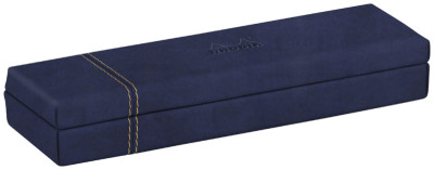 RHODIA Plumier, en simili cuir, paon