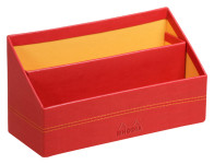 RHODIA Porte-courrier, en simili cuir, paon RHODIA Porte-courrier, en simili cuir, paon