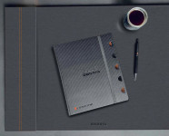 RHODIA Sous-main, en similicuir, titane RHODIA Sous-main, en similicuir, titane