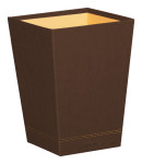 RHODIA Corbeille, en simili cuir, titane RHODIA Corbeille, en simili cuir, titane