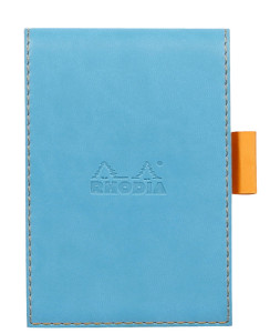 RHODIA Porte-bloc + bloc No. 12, 95 x 130 mm, ligné, anis