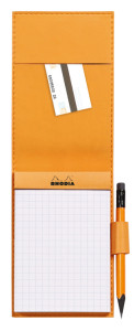 RHODIA Porte-bloc + bloc No. 12, 84 x 130 mm, ligné