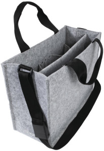 sigel Sac en feutre Business Desk Sharing Bag, taille M,gris