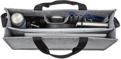 sigel Sac en feutre Business Desk Sharing Bag, taille L,gris
