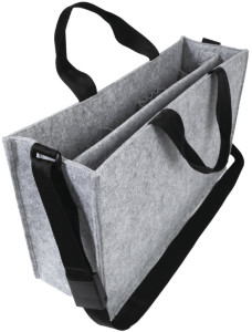 sigel Sac en feutre Business Desk Sharing Bag, taille L,gris
