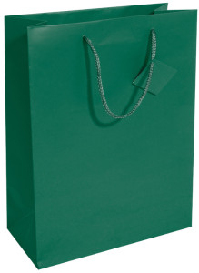 sigel Sachet cadeau, vernis mat, taille: L, vert opaline